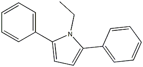 1-ethyl-2,5-diphenyl-1H-pyrrole Structure