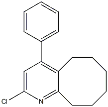 2-chloro-4-phenyl-5,6,7,8,9,10-hexahydrocycloocta[b]pyridine Structure