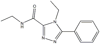 N,4-diethyl-5-phenyl-4H-1,2,4-triazole-3-carboxamide Structure