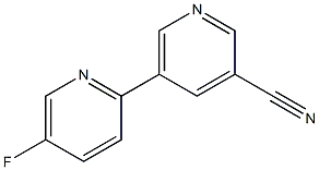 5-(5-fluoropyridin-2-yl)pyridine-3-carbonitrile Struktur