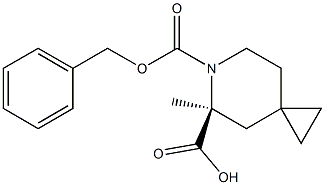(S)-6-benzyl 5-methyl 6-azaspiro[2.5]octane-5,6-dicarboxylate Structure