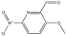 3-甲氧基-6-硝基吡啶甲醛 结构式