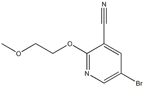 2-(2-methoxyethoxy)-5-bromopyridine-3-carbonitrile|