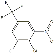 3-硝基-4,5-二氯三氟甲苯, , 结构式