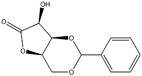 3,5-O-亚苄基-D-雷克斯酮-1,4-内酯, , 结构式