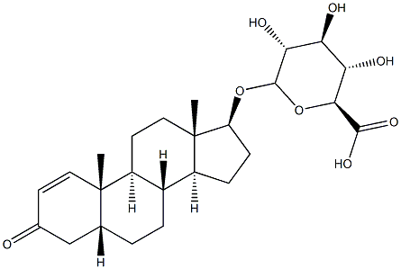 5-B-雄甾-1-烯-17Β-醇-3-酮葡糖苷酸,,结构式