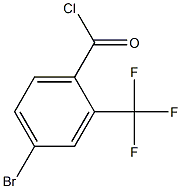 2 - trifluoromethyl-4 - bromobenzoyl chloride Structure