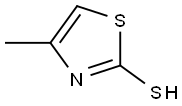 2-巯基-4-甲基噻唑,,结构式
