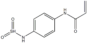 N-(4-磺酰胺基苯基)丙烯酰胺, , 结构式