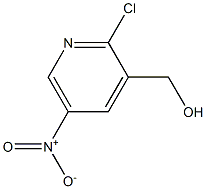 (2-Chloro-5-nitro-pyridin-3-yl)-methanol Structure