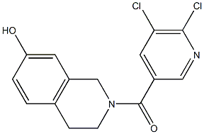 2-(5,6-DICHLOROPYRIDINE-3-CARBONYL)-1,2,3,4-TETRAHYDROISOQUINOLIN-7-OL