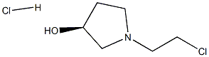 (S)-1-(2-Chloroethyl)-3-pyrrolidinol Hydrochloride Structure