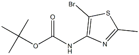4-(Boc-amino)-5-bromo-2-methylthiazole Structure