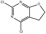 2,4-dichloro-5,6-dihydrofuro[2,3-d]pyrimidine Struktur