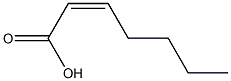 (Z)-hept-2-enoic acid,,结构式