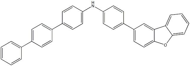 N-(4-(dibenzo[b,d]furan-2-yl)phenyl)-[1,1':4',1''-terphenyl]-4-amine Structure