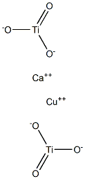 钛酸铜钙,,结构式