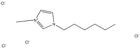 1-己基-3-甲基咪唑四氯化铁, , 结构式