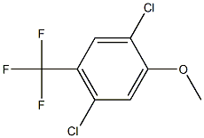 1,4-Dichloro-2-methoxy-5-trifluoromethyl-benzene 结构式