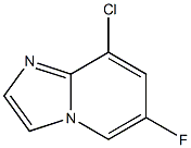 8-Chloro-6-fluoro-imidazo[1,2-a]pyridine Struktur