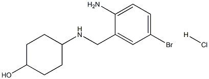 (1s,4s)-4-((2-amino-5-bromobenzyl)amino)cyclohexanol hydrochloride Struktur