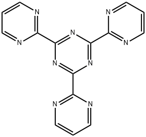 Tris-2,4,6-(2-pyrimidyl)-1,3,5-triazine 化学構造式