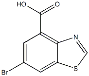 6-bromobenzo[d]thiazole-4-carboxylic acid 结构式