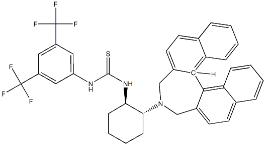 N-[3,5-Bis(trifluoromethyl)phenyl]-N'-[(1R,2R)-2-[(11bS)-3,5-dihydro-4H-dinaphth[2,1-c:1',2'-e]azepin-4-yl]cyclohexyl]thiourea, 98%, (99% ee) price.