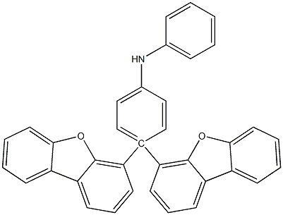 4,4-二(4-二苯并呋喃基)二苯胺