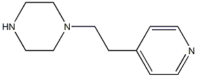 1-(2-吡啶-4-基乙基)哌嗪,,结构式
