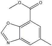 Methyl 5-methylbenzo[d]oxazole-7-carboxylate Struktur