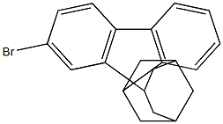 2'-溴螺[金刚烷2,9'芴] 结构式