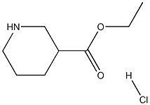 3-piperidinecarboxylic acid ethyl ester hydrochloride Structure