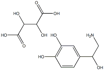 Norepinephrine Tartrate Impurity 1 Structure
