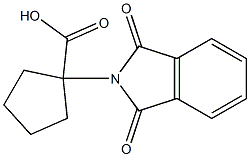 1-(1,3-dioxo-2,3-dihydro-1H-isoindol-2-yl)cyclopentane-1-carboxylic acid Structure