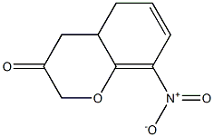 8-硝基-3-二氢色原酮,,结构式