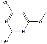 2-Amino-4-chloro-6-methoxypyrimidine Structure