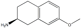 (S)-7-甲氧基-2-四氢萘胺, , 结构式