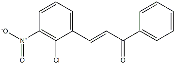 3Nitro-2-ChloroChalcone Struktur