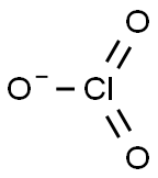 氯酸盐,,结构式