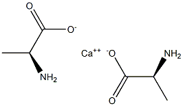 Calcium di(l-alpha-alanine) Struktur