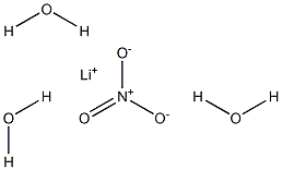 Lithium nitrate trihydrate Structure
