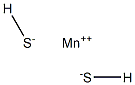 Manganese(II) bisulfide Struktur