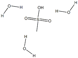 Methanesulfonic acid trihydrate