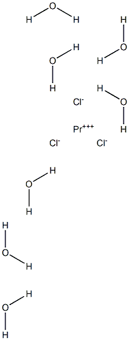 Praseodymium(III) chloride heptahydrate Structure