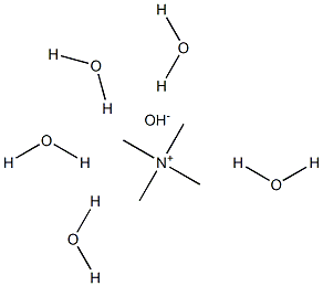 Tetramethylammonium hydroxide pentahydrate 结构式