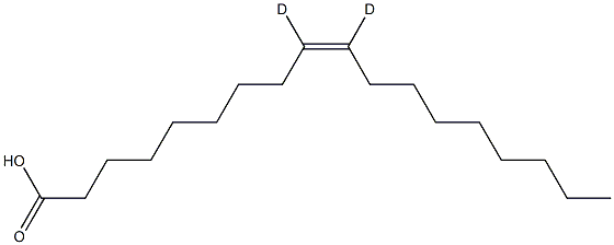 Oleic Acid-9,10-D2  (cis) Struktur