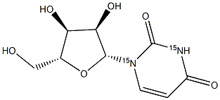 Uridine-15N2 Struktur