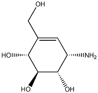 (1S, 2S, 3R, 6S)-6-amino-4-(hydroxymethyl)-4-cyclohexene-1,2,3-triol
