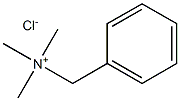 benzyltrimeehyl ammonium chloride Struktur